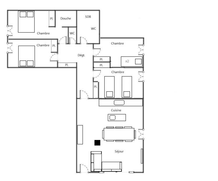 Appartement En Chalet 4 Etoiles Huez 外观 照片